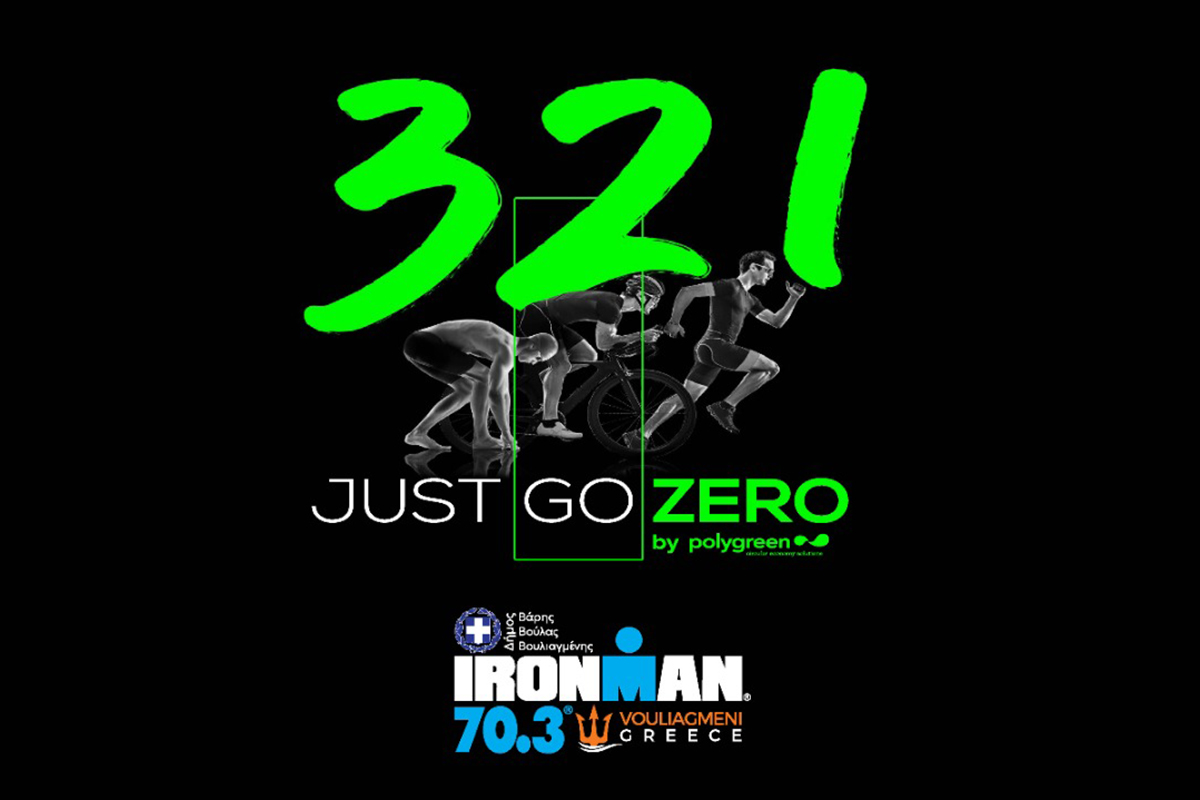 Το Just Go Zero της Polygreen και το Ironman 70.3 Vouliagmeni, Greece στοχεύουν στην ελαχιστοποίηση των αποβλήτων