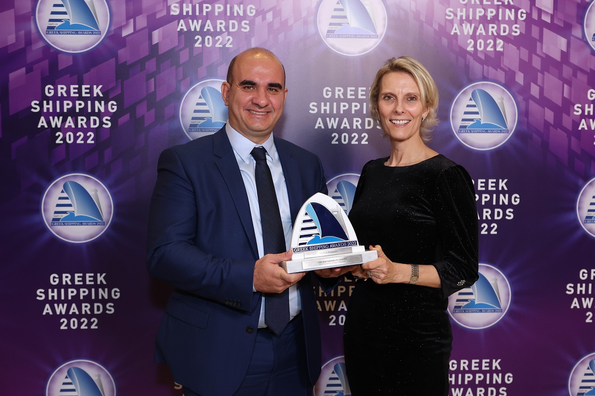 Με το Βραβείο Βιωσιμότητας τιμήθηκε ο Αθανάσιος Πολυχρονόπουλος στα Lloyd’s List – Greek Shipping Awards 2022