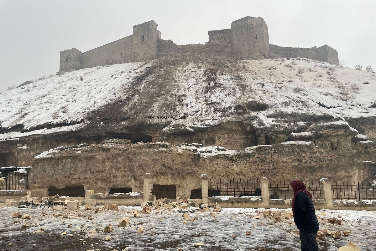 Τουρκία – σεισμός: Κατέρρευσε το 2.200 ετών κάστρο του Γκαζιαντέπ