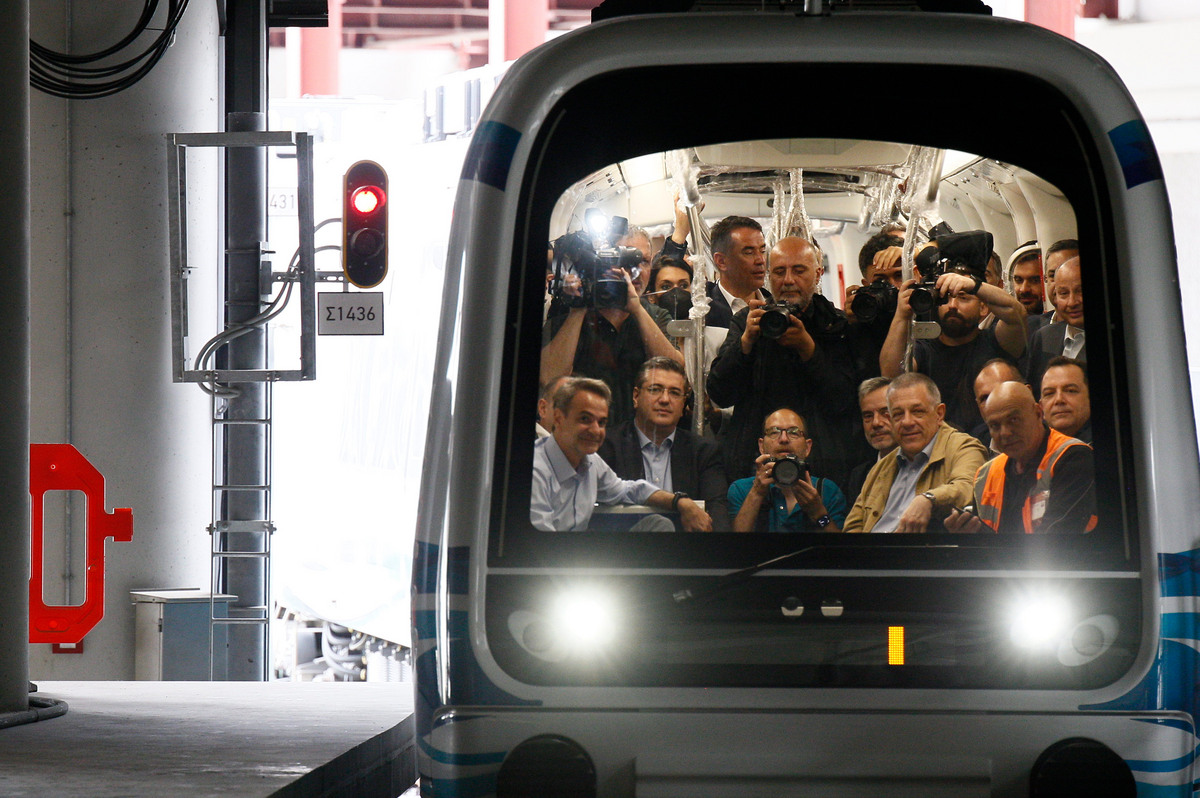 Πραγματοποιήθηκε η πρώτη δοκιμαστική λειτουργία του Μετρό Θεσσαλονίκης με επιβάτη τον Κυριάκο Μητσοτάκη