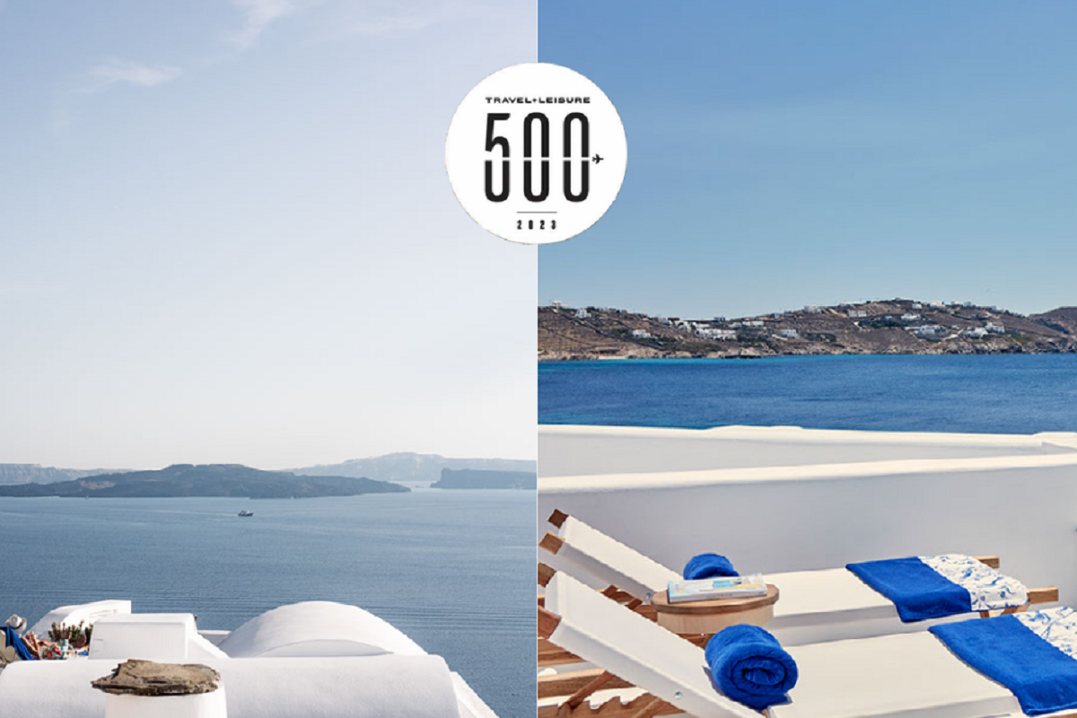 To Katikies Santorini και το Katikies Mykonos ανακηρύσσονται τα κορυφαία ξενοδοχεία στην Ελλάδα