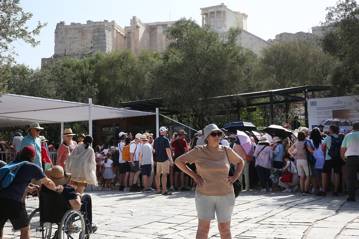 Αλλαγή ωραρίου λειτουργίας και σήμερα στην Ακρόπολη λόγω καύσωνα