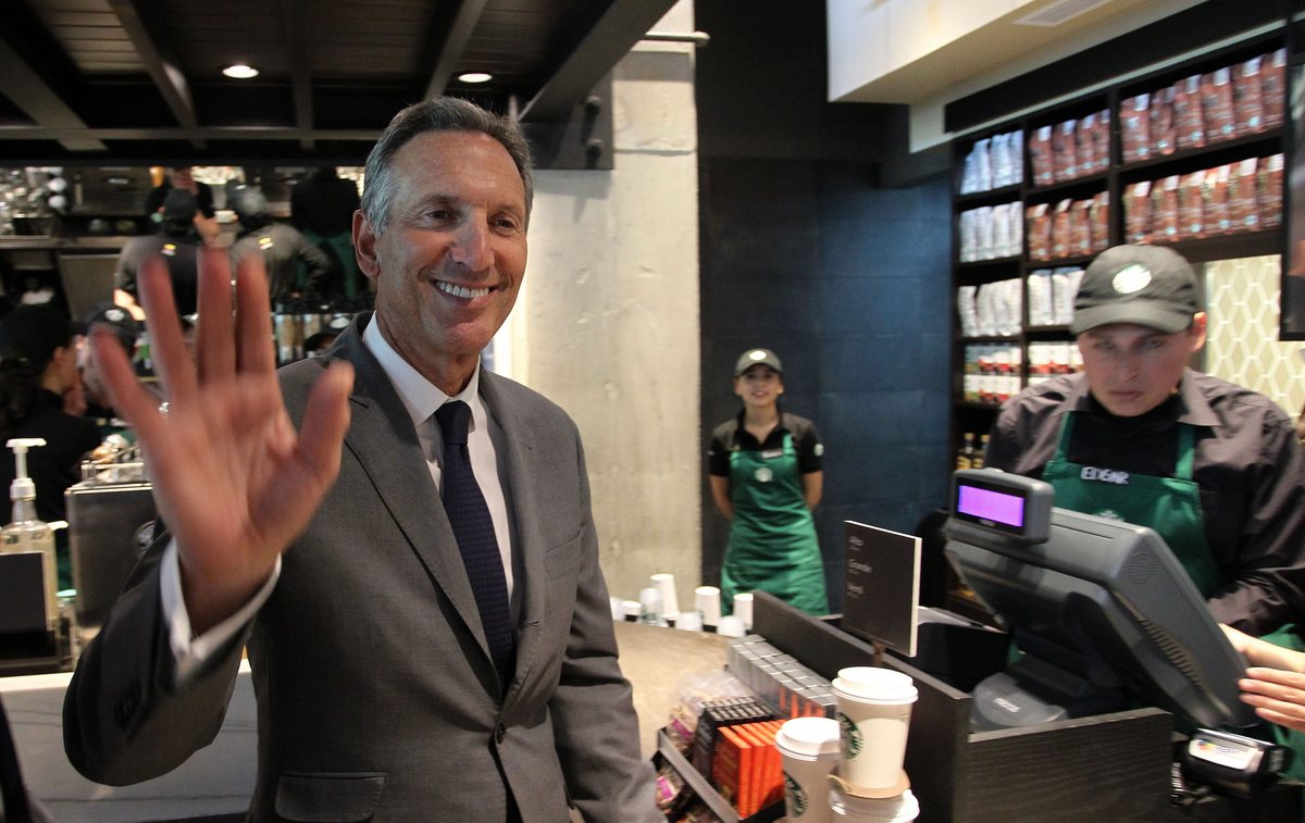 O Χάουαρντ Σουλτς, το “μυαλό” πίσω από τα Starbucks, εγκαταλείπει το brand