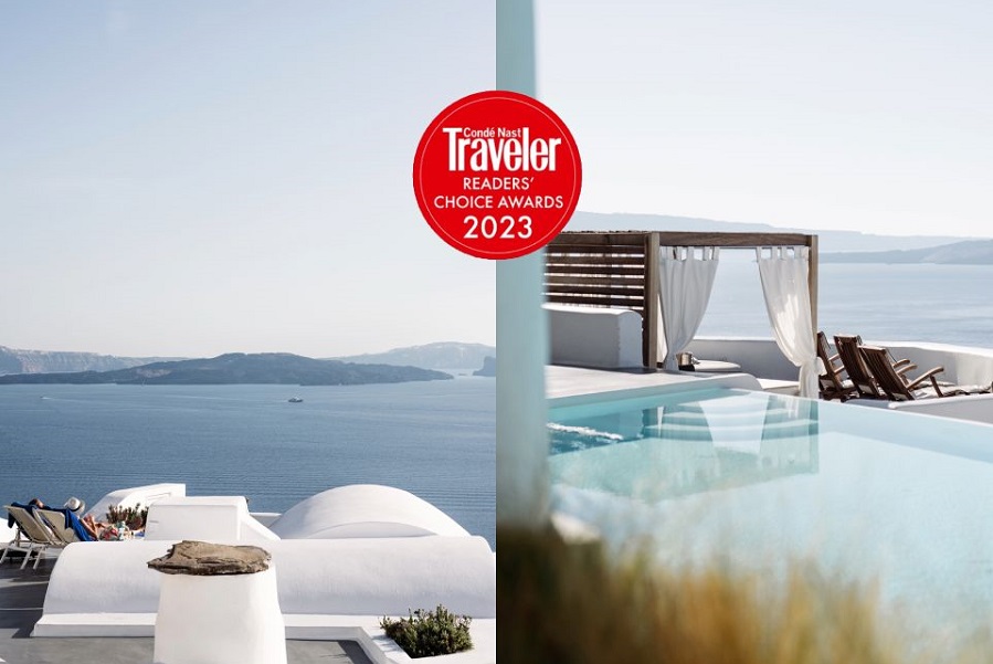 Το Katikies Santorini και το Katikies Kirini στα 10 καλύτερα ξενοδοχεία στην Ελλάδα