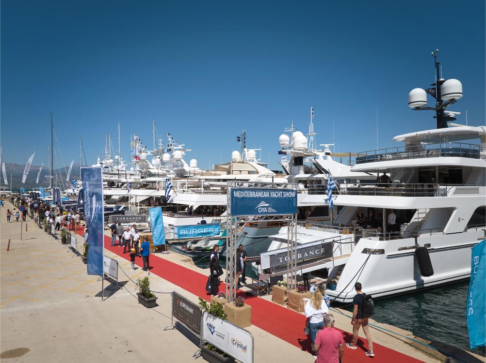 Με μεγάλη επιτυχία πραγματοποιείται το 9ο Mediterranean Yacht Show στο Ναύπλιο