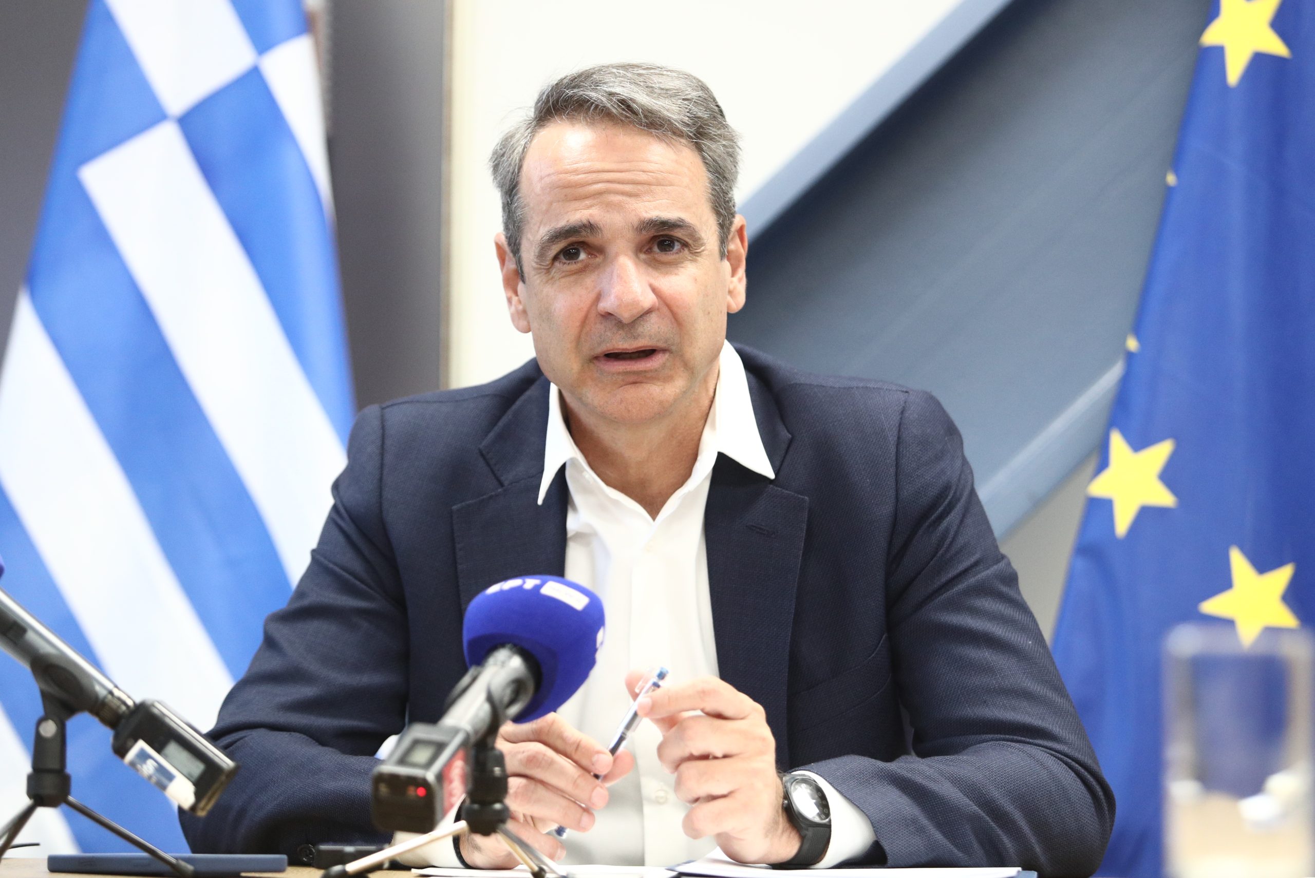 Μητσοτάκης: Συνάντηση με εκπροσώπους εταιρειών της ελληνικής αμυντικής βιομηχανίας – Τι συζητήθηκε