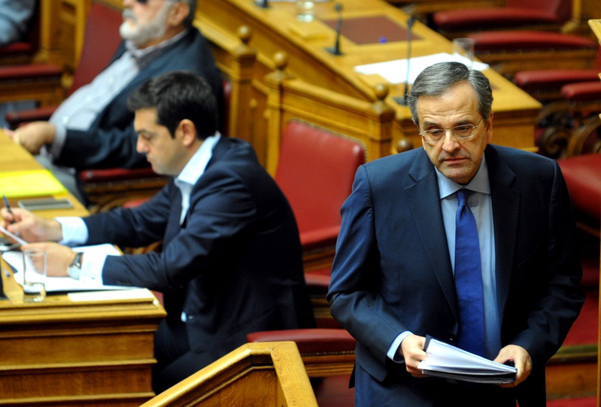 Δημοσκόπηση: Double score για τη ΝΔ και «όχι» σε νέα κόμματα Σαμαρά ή Τσίπρα λένε 8 στους 10