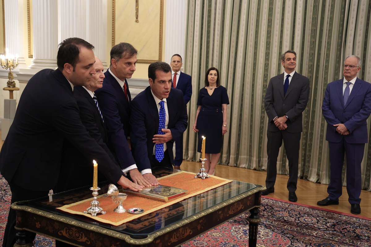 Ολοκληρώθηκε η ορκωμοσία των νέων κυβερνητικών στελεχών