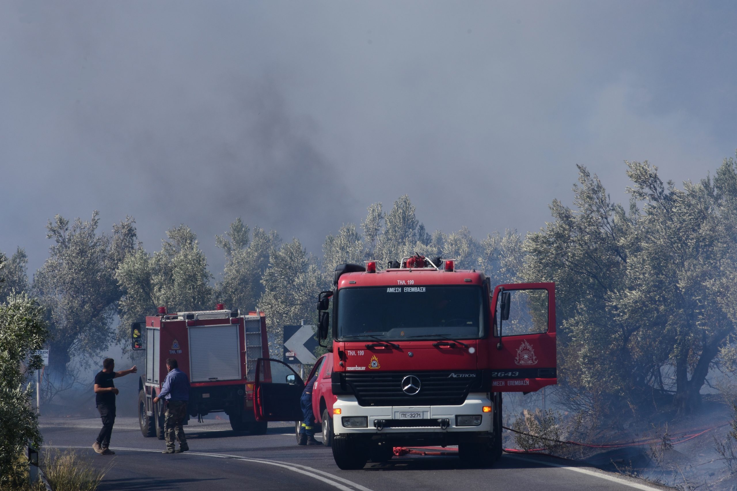 Συναγερμός στην Κερατέα: Μεγάλη φωτιά απειλεί κατοικίες – Εκκενώσεις μέσω 112