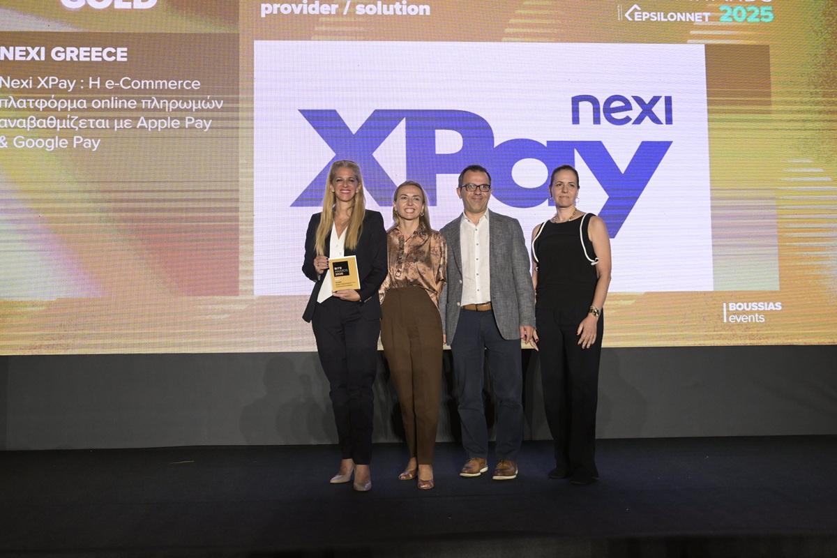 Nexi Ελλάδος-Nexi XPay: Χρυσό στα BITE Awards 2025