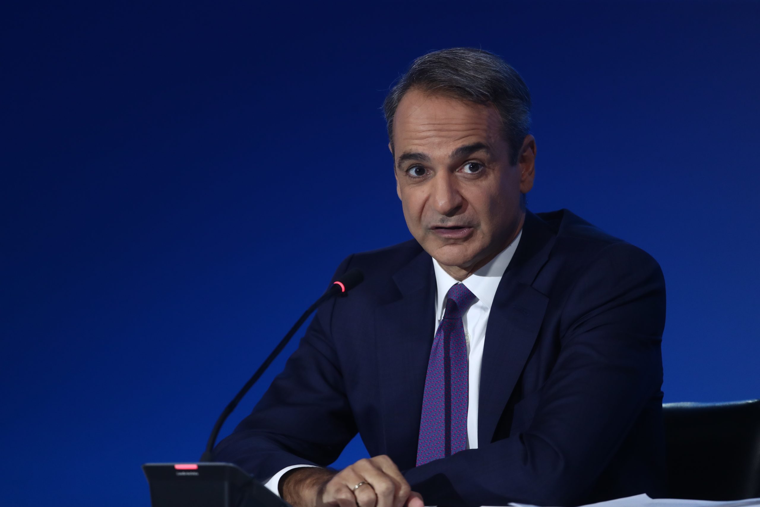 LIVE: Η συνέντευξη Τύπου του Κυριάκου Μητσοτάκη στη ΔΕΘ