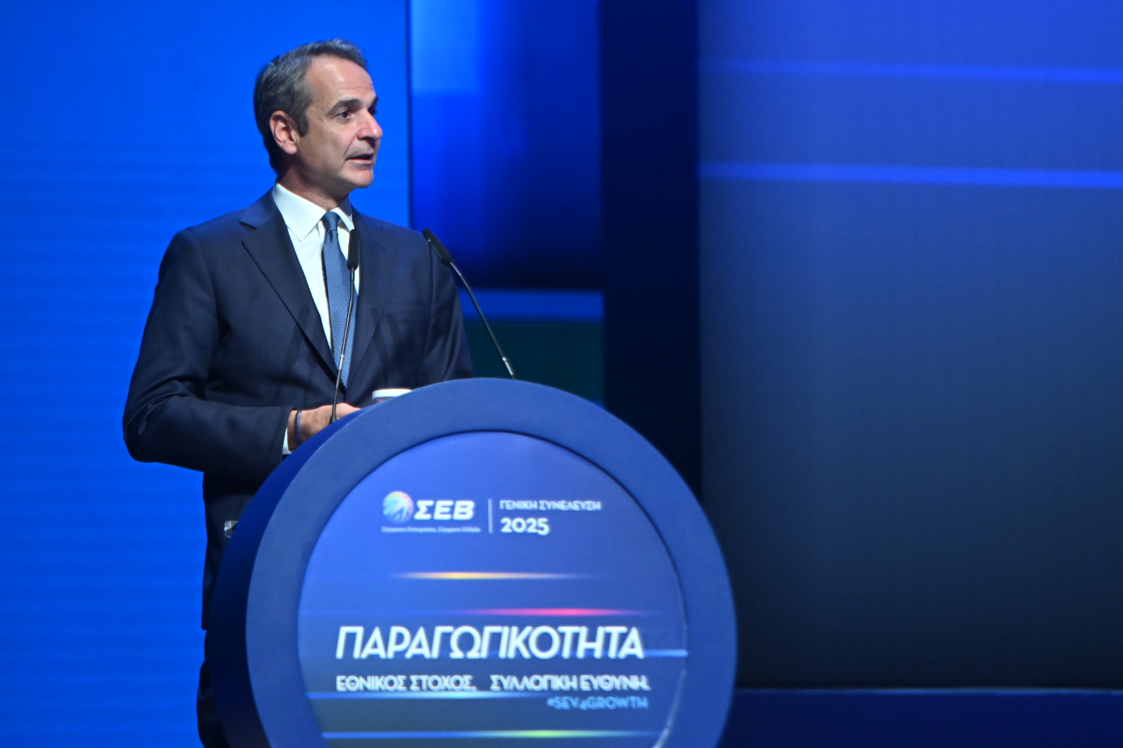 Μητσοτάκης στον ΣΕΒ: Πλησιάζει η στιγμή που θα μειωθεί το ενεργειακό κόστος