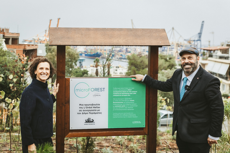 2ο micro Forest της L’Oréal Hellas στο Πέραμα: Καινοτόμος αναβάθμιση της αστικής βιοποικιλότητας