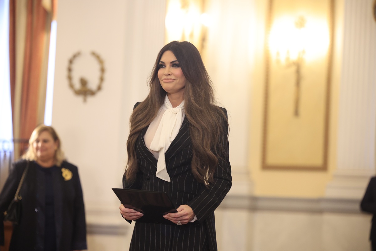 Η Κίμπερλι Γκίλφοϊλ υπέβαλε τα διαπιστευτήριά της στον Πρόεδρο της Δημοκρατίας