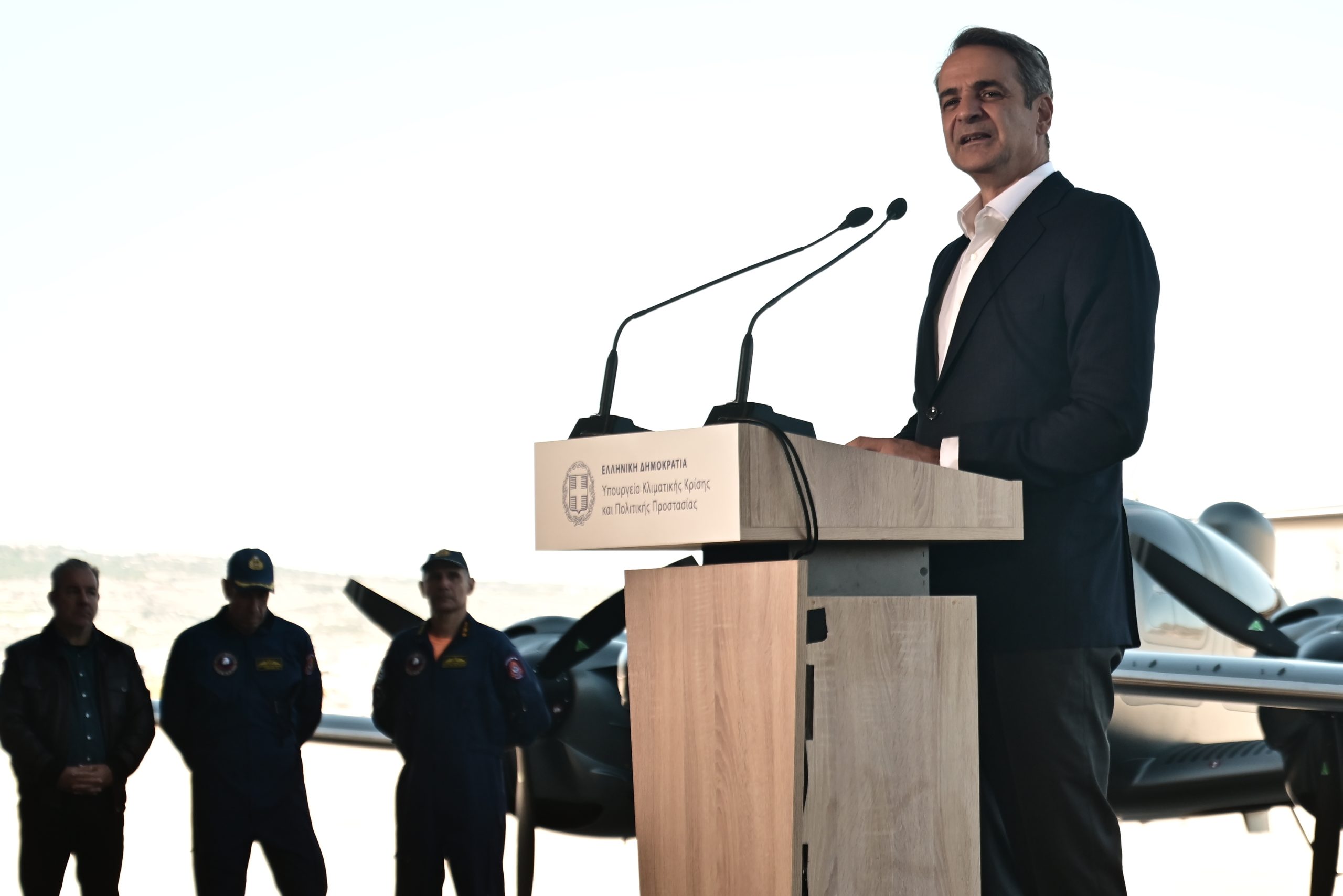 Μητσοτάκης για πρόγραμμα ΑΙΓΙΣ: Τα πρώτα ιδιόκτητα αεροσκάφη ενισχύουν την Πολιτική Προστασία