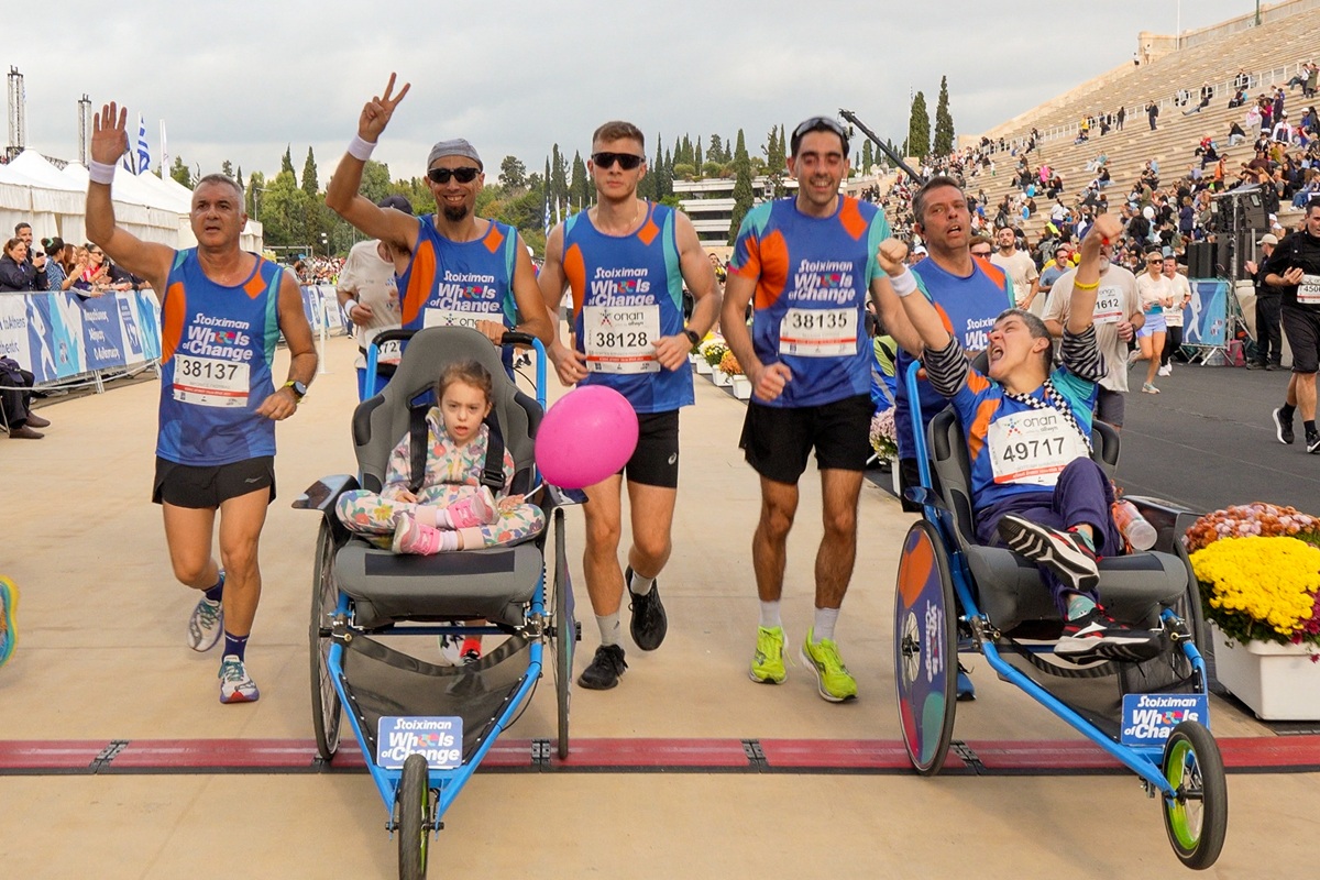 Stoiximan Wheels of Change: Αθλητισμός για όλους με τη για 3η συνεχή χρονιά στον Αυθεντικό Μαραθώνιο της Αθήνας