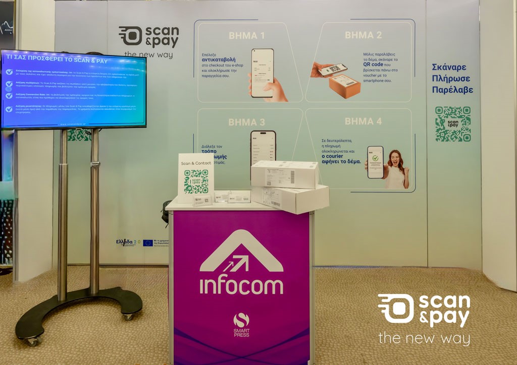 Lasoft: Παρουσίασε το Scan & Pay, τη λύση ψηφιακής αντικαταβολής, στα συνέδρια E-Business & Infocom World 2025