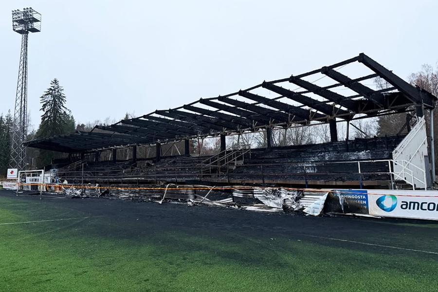 Σοκ στη Φινλανδία: Ανήλικος ομολόγησε τον εμπρησμό γηπέδου ομάδας που υποβιβάστηκε