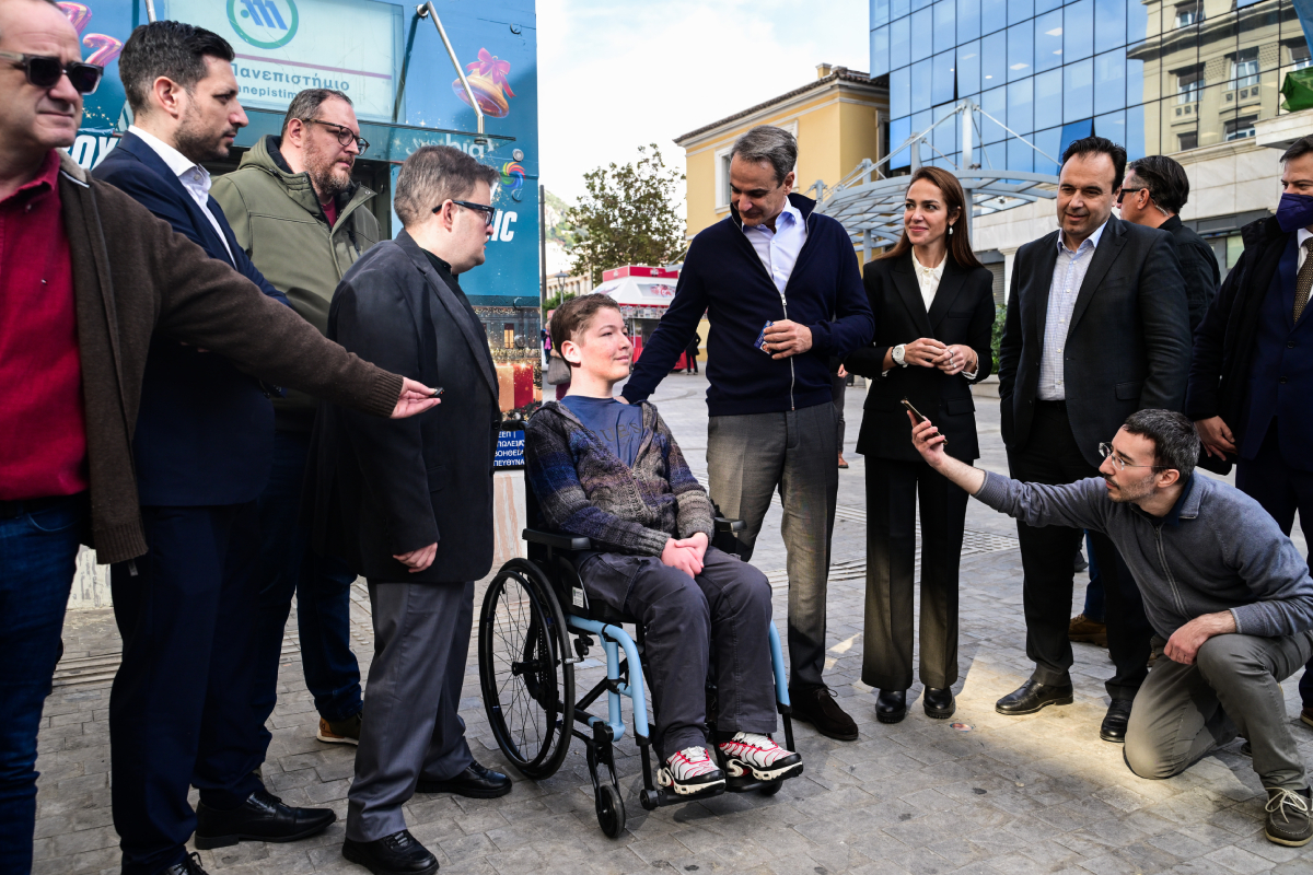 Μητσοτάκης στο Μετρό: Η νέα ευρωπαϊκή κάρτα αναπηρίας διευκολύνει την καθημερινότητα των ΑμεΑ