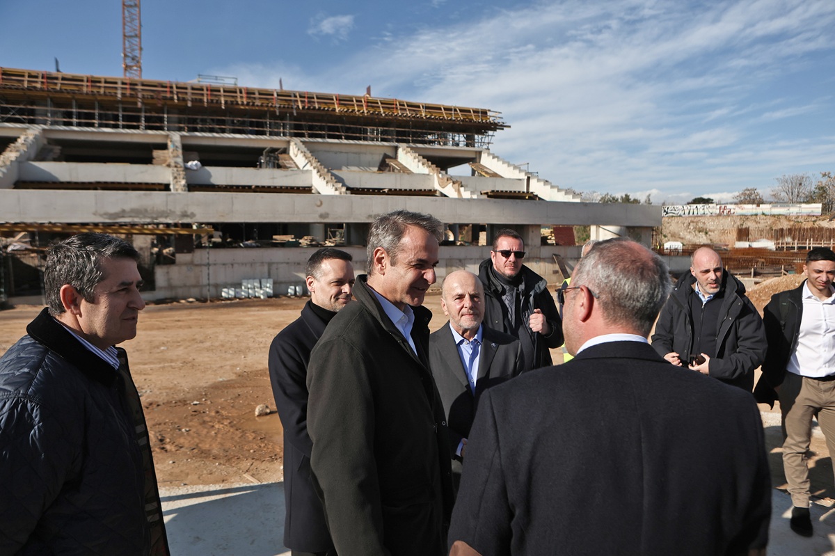 Μητσοτάκης στον Βοτανικό: «Προχωρά με γοργούς ρυθμούς το όνειρο του Παναθηναϊκού»