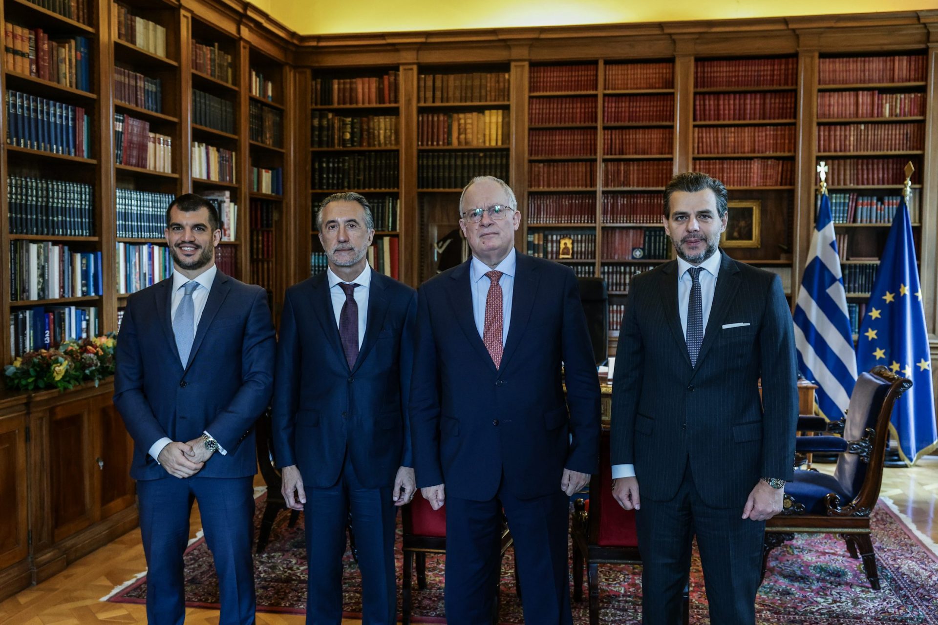 Συνάντηση του ΠτΔ Κωνσταντίνου Τασούλα με αντιπροσωπεία της Ε.ΕΝ.Ε