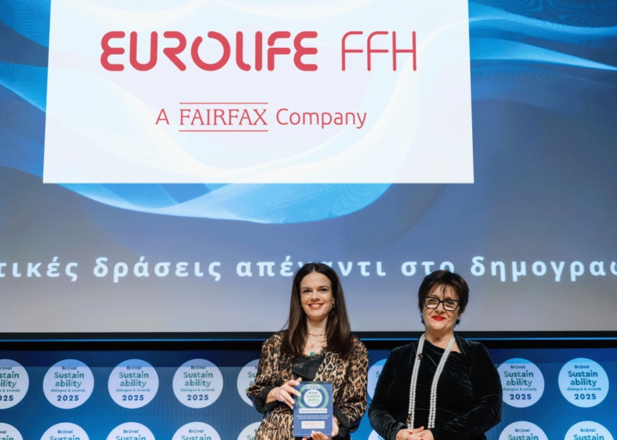 Βραβείο για τη Eurolife FFH στα Bravo Sustainability Dialogue & Awards 2025