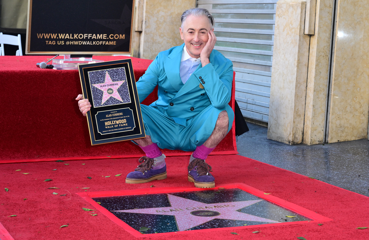Ο Άλαν Κάμινγκ απέκτησε αστέρι στο Hollywood Walk of Fame – «Το θέατρο με έκανε αυτό που είμαι»