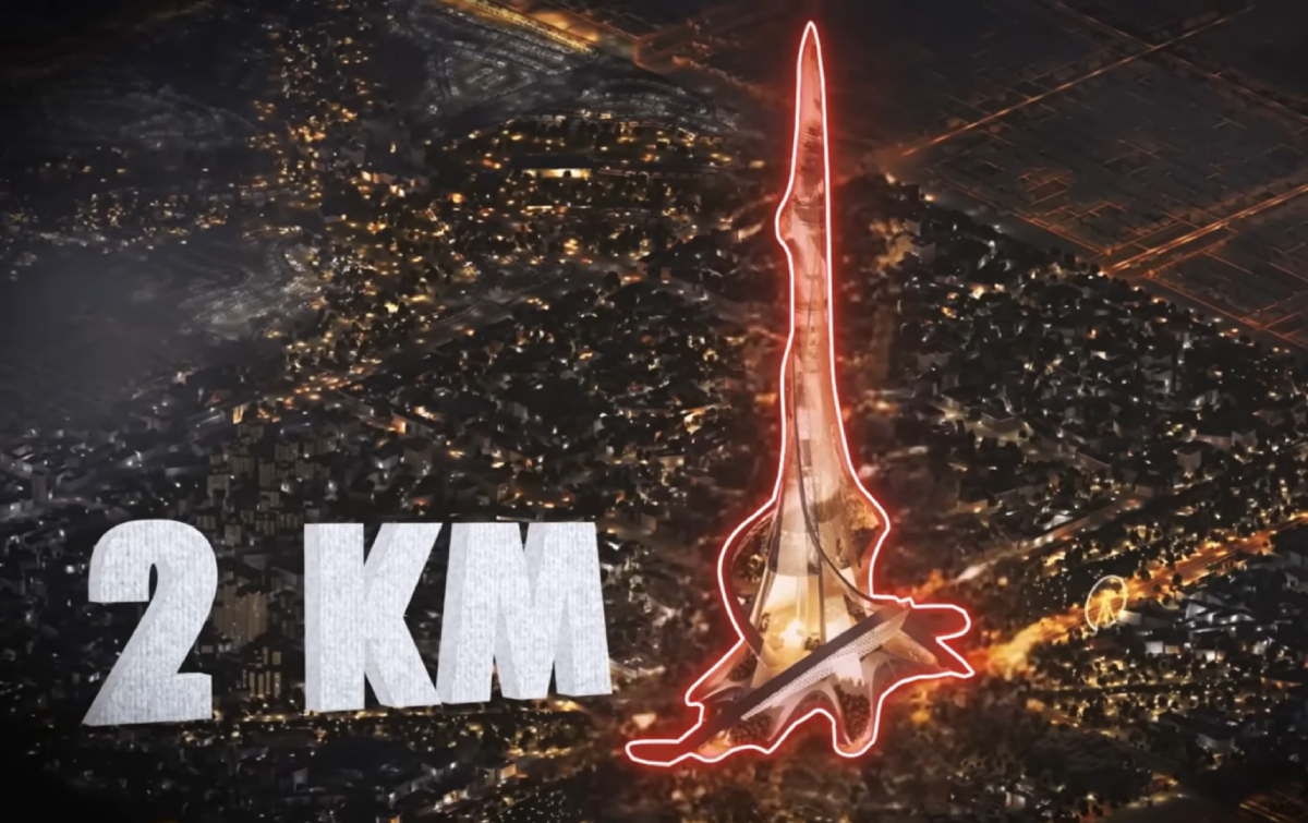 Σαουδική Αραβία: Ο ουρανοξύστης των 2 χιλιομέτρων που φιλοδοξεί να σπάσει κάθε ρεκόρ