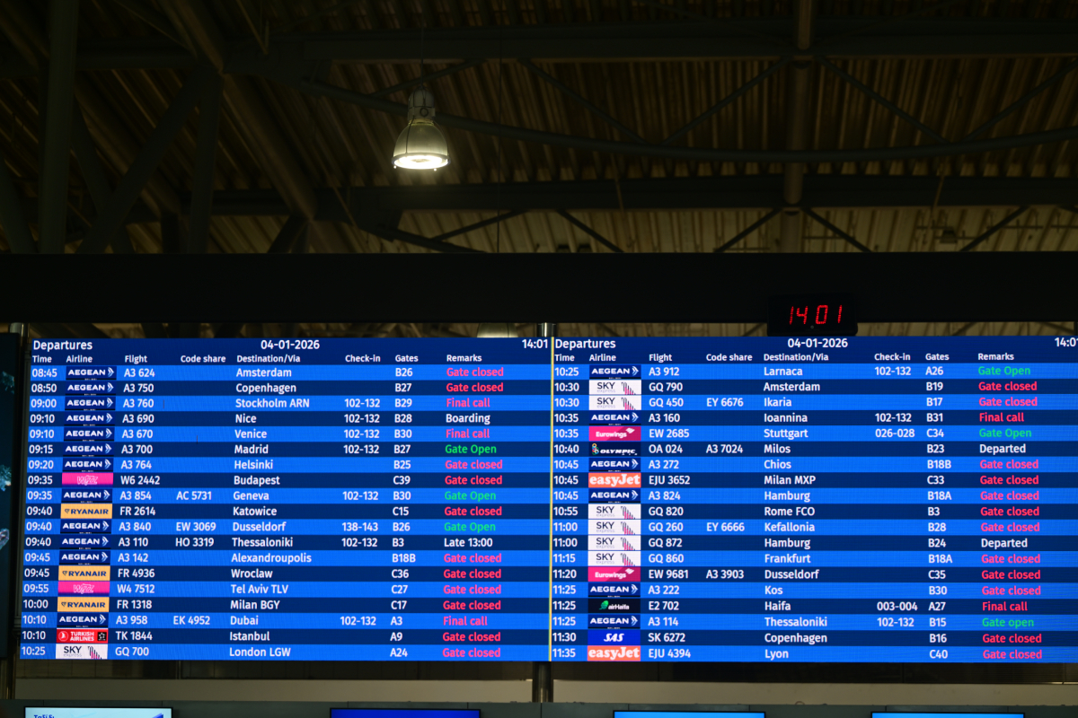 Μπλακ άουτ στις αερομεταφορές στη Μέση Ανατολή: Μαζικές ακυρώσεις και συναγερμός στο «Ελ. Βενιζέλος»