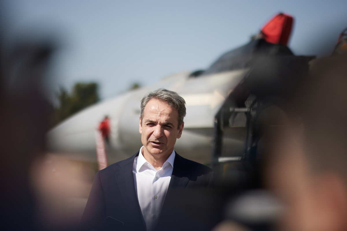 Μητσοτάκης από Λάρισα: «Χωρίς δυνατή οικονομία δεν θα είχαμε ισχυρή άμυνα και επενδύσεις δισεκατομμυρίων στη Θεσσαλία»