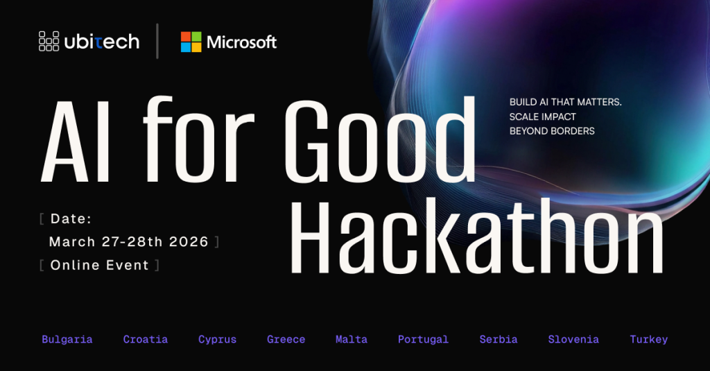 AI FOR GOOD Hackathon: UBITECH και Microsoft ενώνουν δυνάμεις για την ...