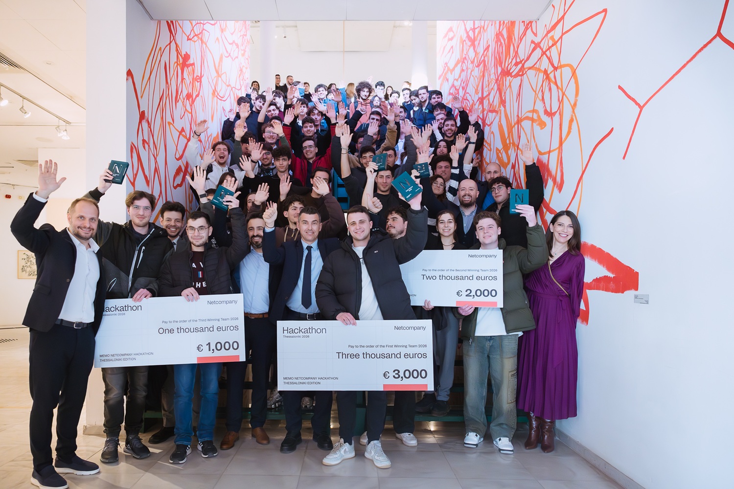 Netcompany Hackathon Thessaloniki: Βραβεύτηκαν οι τρεις πιο καινοτόμες ιδέες φοιτητών στη Θεσσαλονίκη