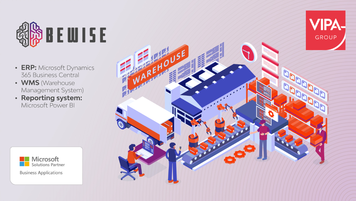 Η BEWISE εκσυγχρονίζει το ERP της VIPA GROUP, για ένα ακόμη πιο πράσινο μέλλον