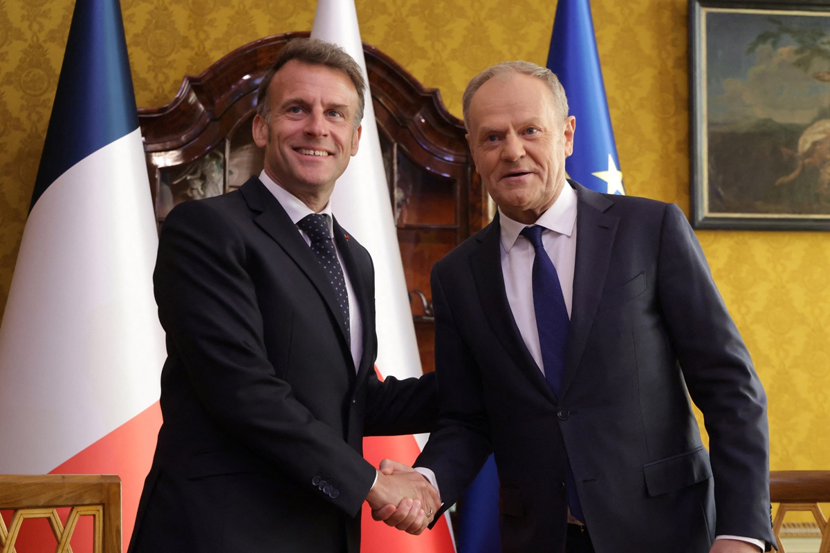 Μακρόν – Τουσκ: Νέα ευρωπαϊκή συμμαχία με φόντο τη Ρωσία και τις ΗΠΑ