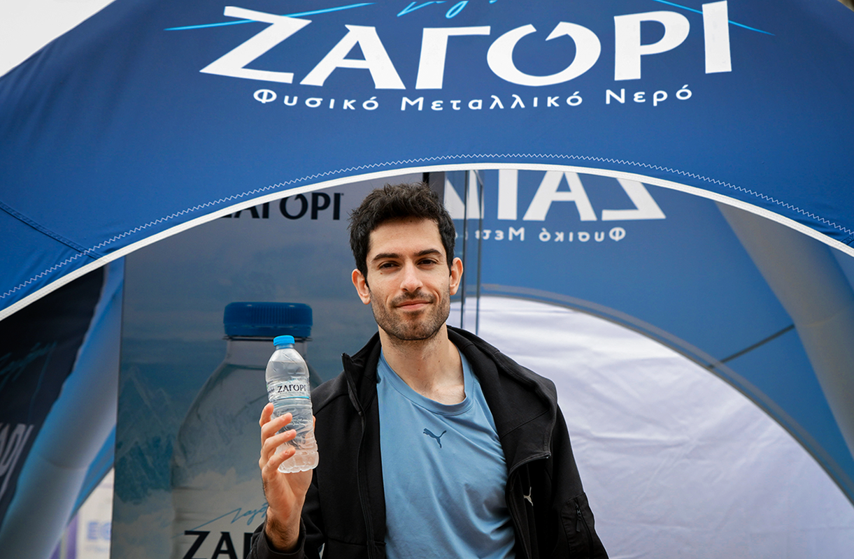 Φυσικό Μεταλλικό Νερό ΖΑΓΟΡΙ και Μίλτος Τεντόγλου έδωσαν δυναμικό «παρών» στο No Finish Line Athens