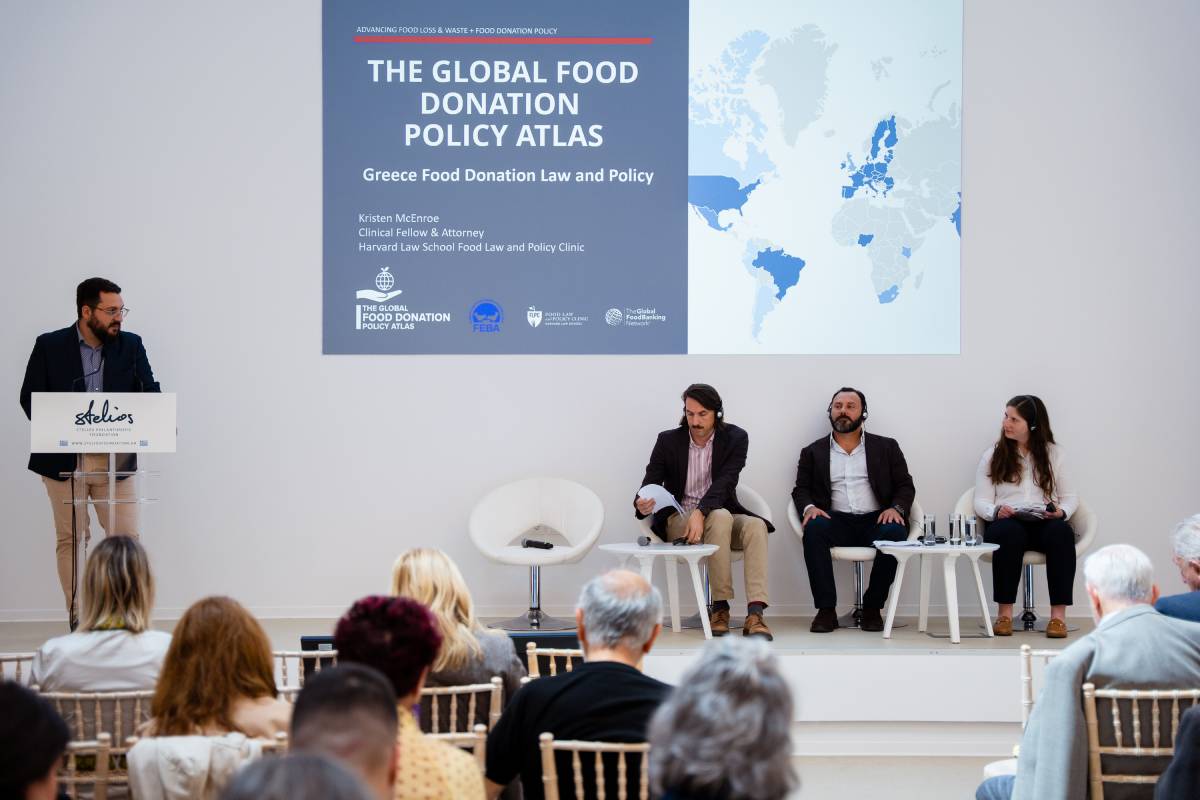 «Food Crisis & Food Insecurity»: Παρουσιάστηκε ο πρώτος διεθνής οδηγός για τη δωρεά τροφίμων στην Ελλάδα