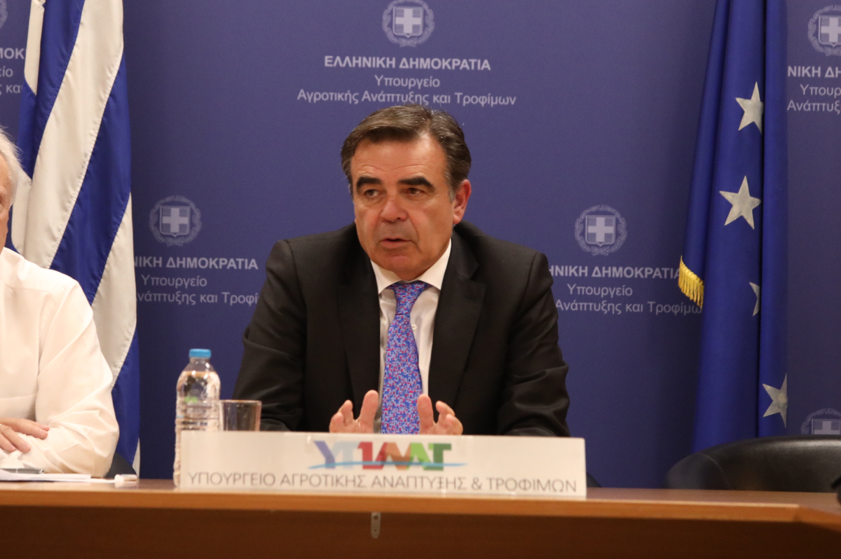 Σχοινάς: Πάνω από 20 δισ. ευρώ για τη στήριξη του πρωτογενούς τομέα την επόμενη εξαετία