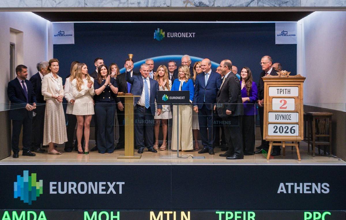 Safe Bulkers: Η πρώτη ναυτιλιακή στο Euronext Athens σηματοδοτεί νέα εποχή για το Χρηματιστήριο Αθηνών