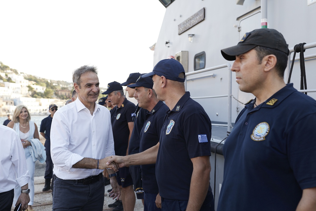 Μητσοτάκης από Αγαθονήσι: «Οι νησιώτες μας να αισθάνονται ασφαλείς»
