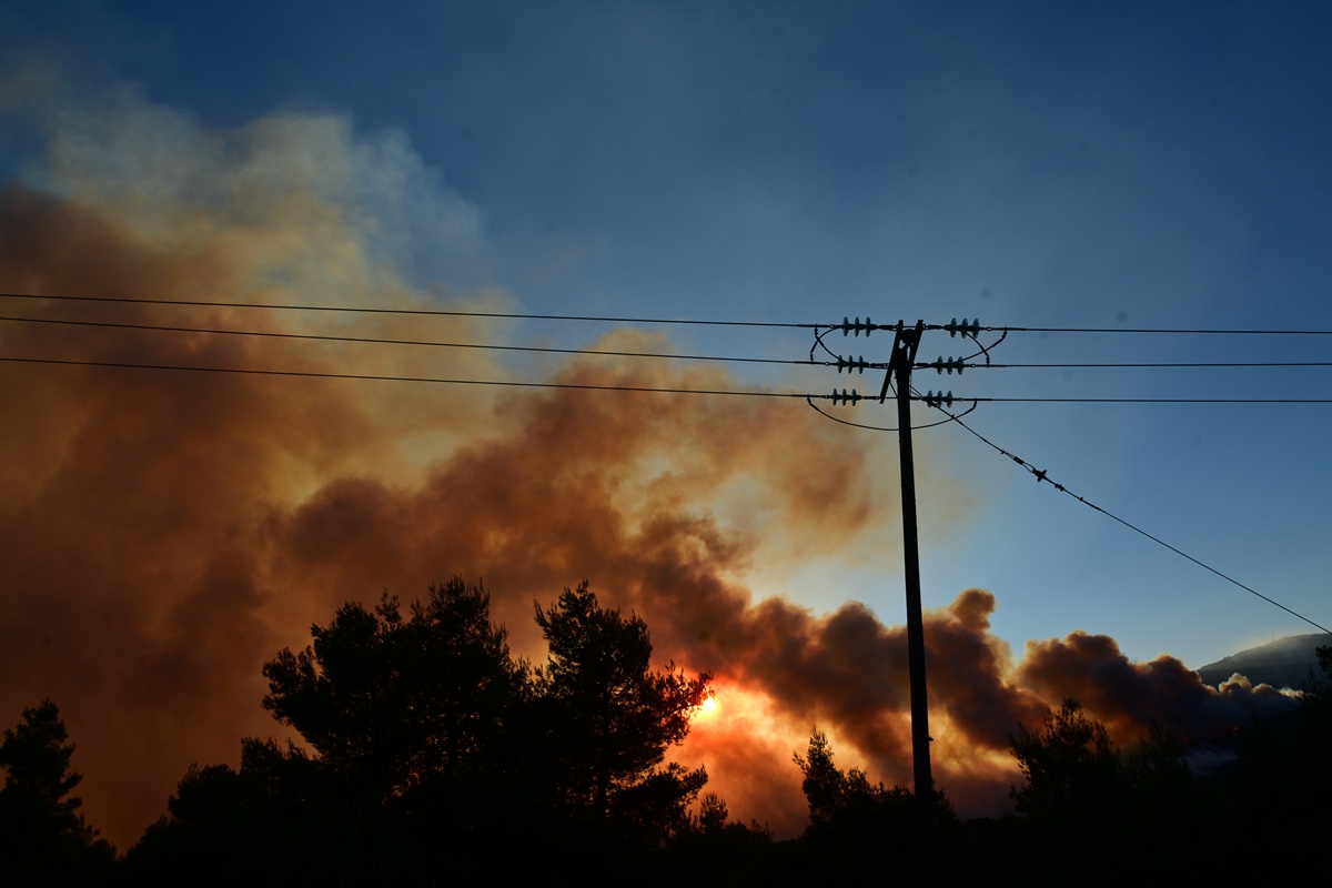 Δύο συλλήψεις για τη μεγάλη φωτιά στη Βοιωτία – Από σπινθήρες σε δίκτυο ανεμογεννητριών ξεκίνησε η πυρκαγιά