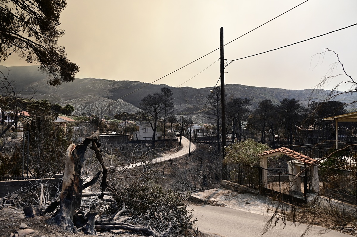 Δυτική Αττική: Στις φλόγες σπίτια σε Ψάθα και Κανδήλι – Γιγαντιαία μάχη για τη Βιομηχανική Ζώνη Μεγάρων