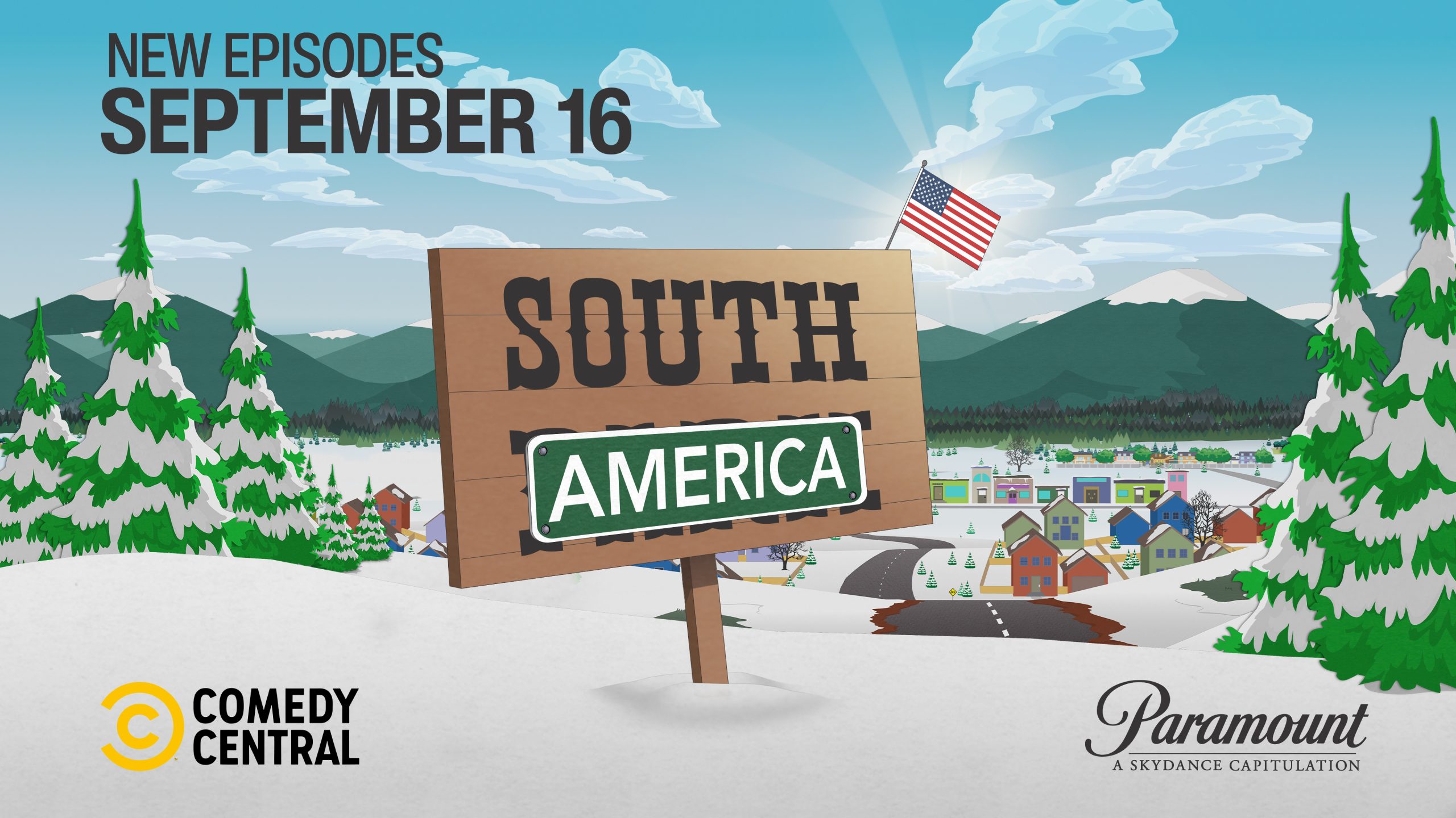 «South Park»: «Πυρά» κατά Τραμπ με μετονομασία της σειράς σε… «South America»