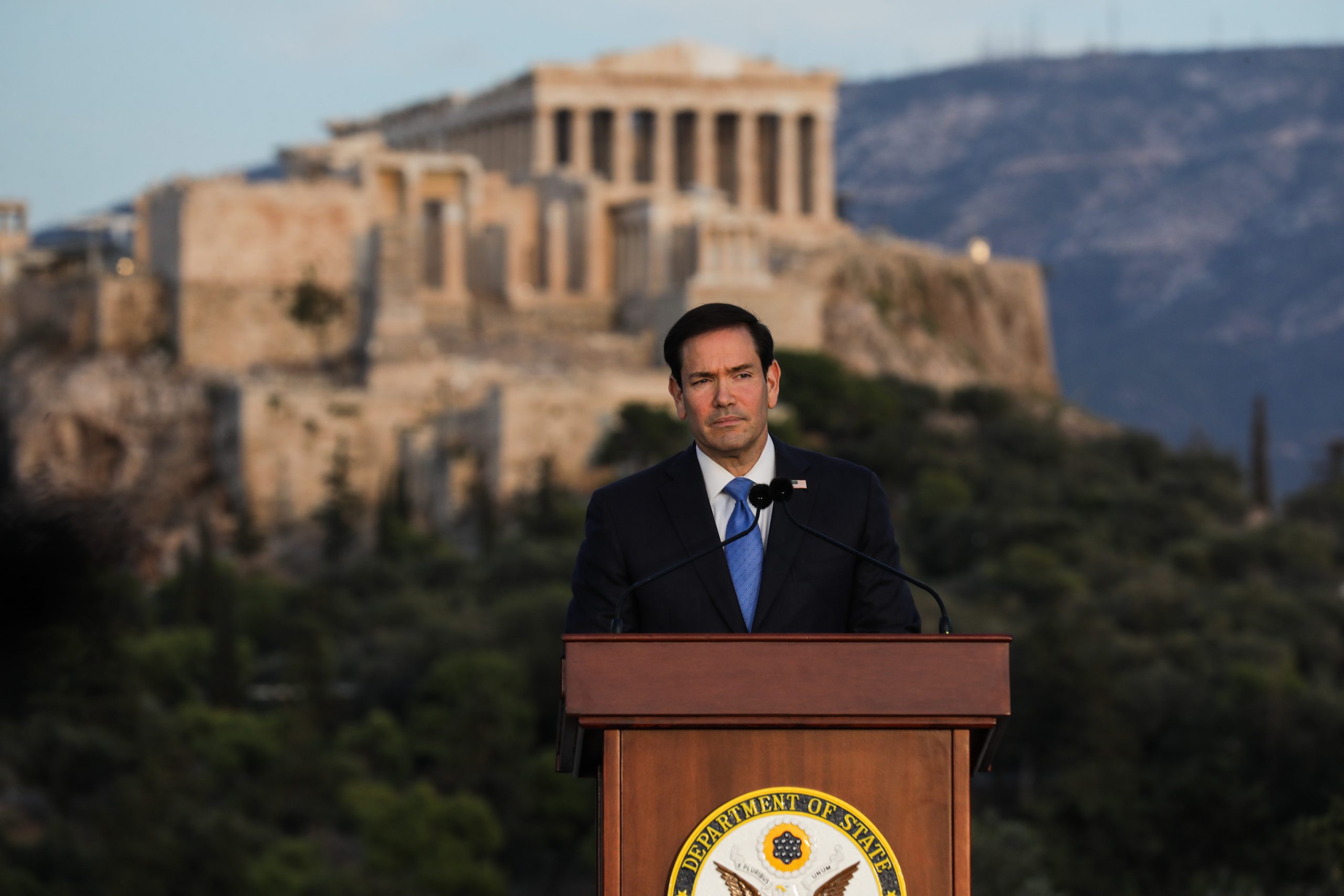 Μάρκο Ρούμπιο: «Η ομιλία της χρονιάς» στην Ακρόπολη – Τι γράφουν WSJ, CNN, NYT και Guardian