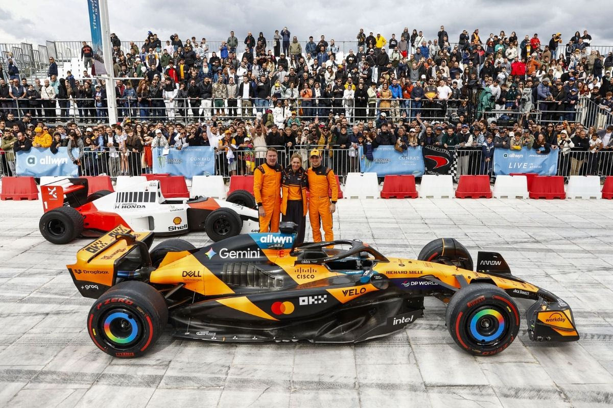 To «Allwyn x McLaren Racing: Live in Athens» έφερε τη Formula 1 στην Ελλάδα