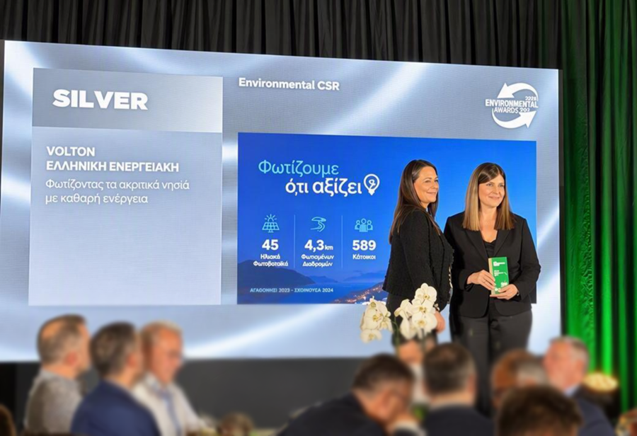 Δύο Silver διακρίσεις για τη Volton στα Environmental Awards 2026